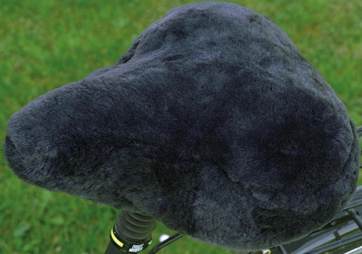 Rökü heart basic housse de selle housse de selle f.dames cuir d'agneau anthracite