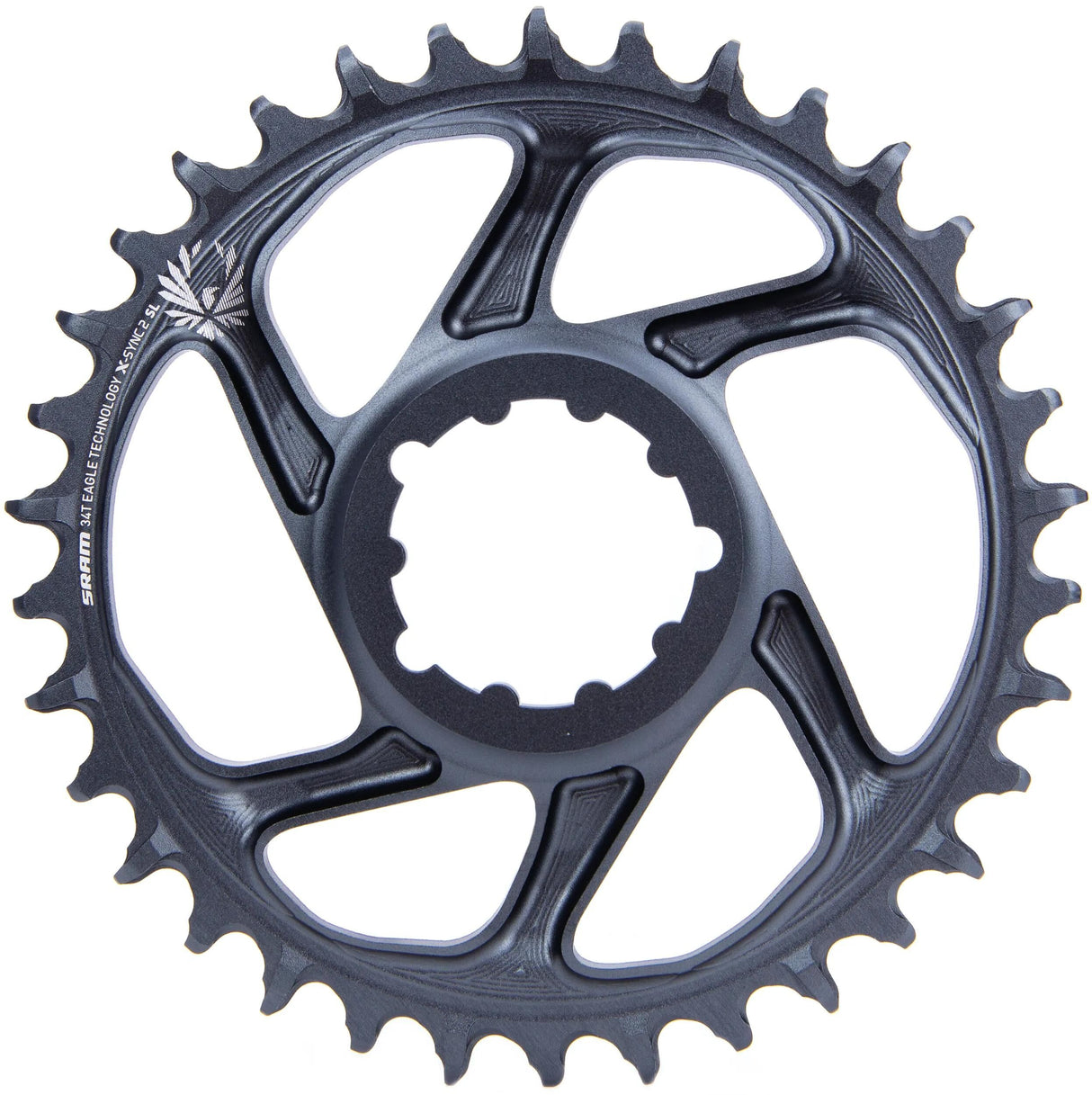 Plateau Sram x-sync2 sl plateau x-sync2 sl 34t. aluminium gris lunaire