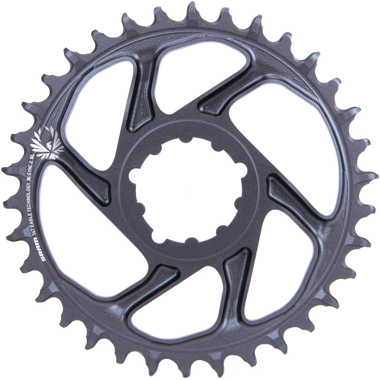 Plateau Sram x-sync2 sl plateau x-sync2 sl 34t. aluminium gris lunaire