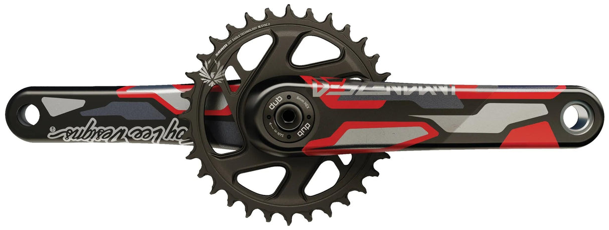 Pédalier Truvativ descendant troy lee design eagle dh pédalier truv.desc.troy lee de.eagle dh dub73 32t