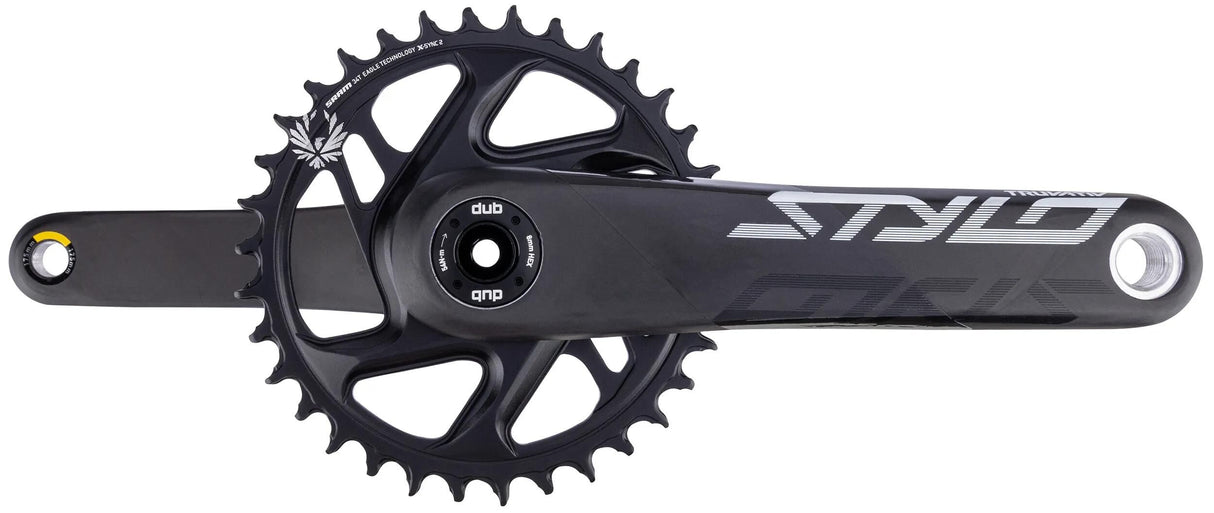 Pédalier Truvativ stylo carbone aigle pédalier stylo carbone aigle 34t 175mm