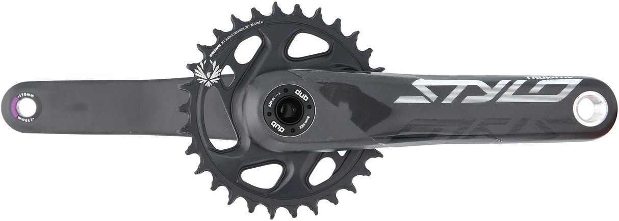 Truvativ pédalier stylo carbone aigle manivelle stylo car.eagle 30t.dub fatbike