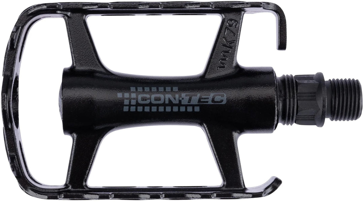 Contec pédale blacktop ct pédales blacktop vtt atb alu noir argent
