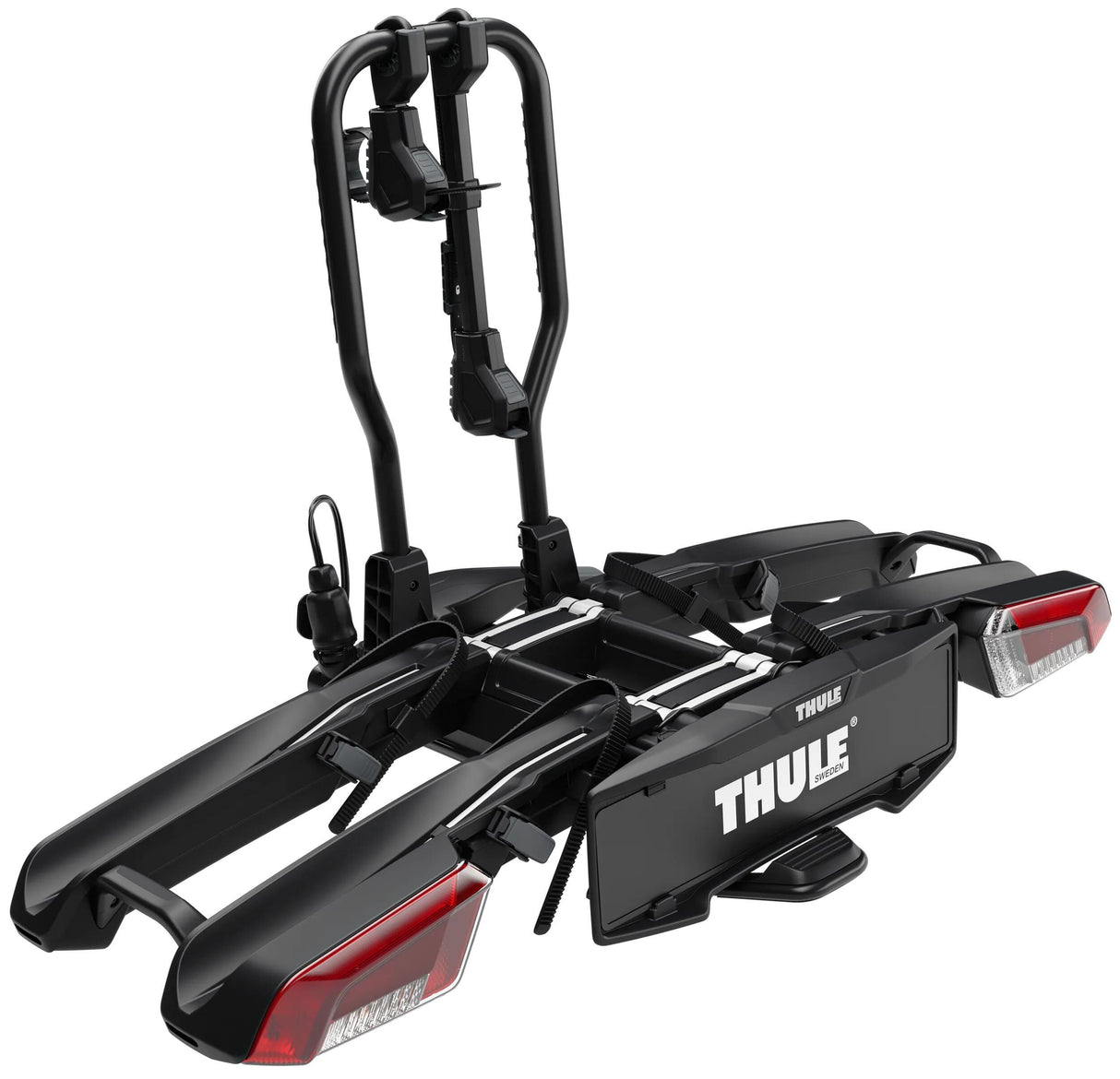 Porte-vélos sur attelage Thule easyfold 3 . plateforme easyfold 3 2bike noir