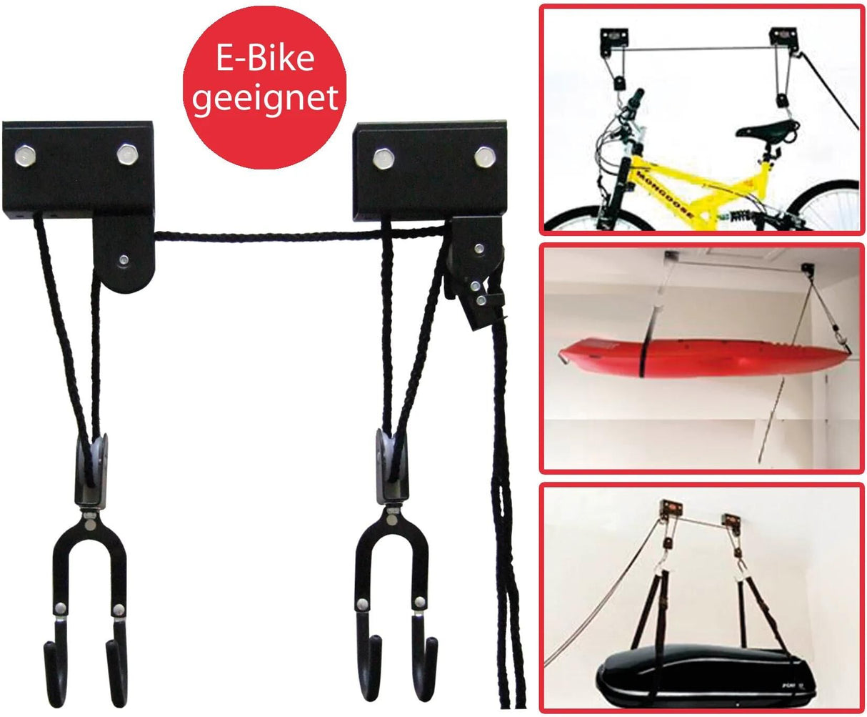 Point lève-vélo au plafond bikelift xl lève-vélo au plafond bikelift xl