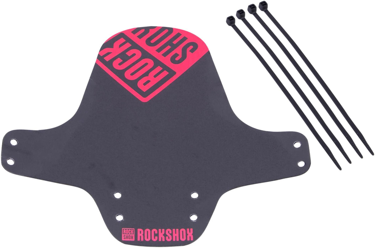 Garde-boue RockShox, garde-boue à clipser pour garde-boue de roue avant RS noir rose fluo