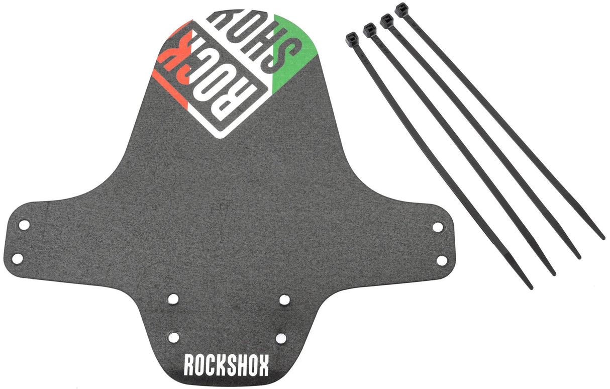 Garde-boue RockShox, garde-boue à clipser pour garde-boue avant RS noir drapeau italien