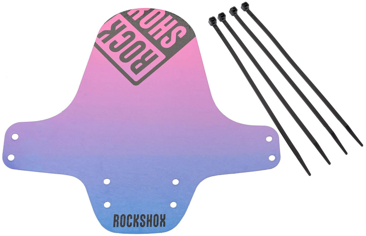 Garde-boue Rockshox, garde-boue à clipser pour garde-boue de roue avant rs bl. bleu rose taille bl.logo
