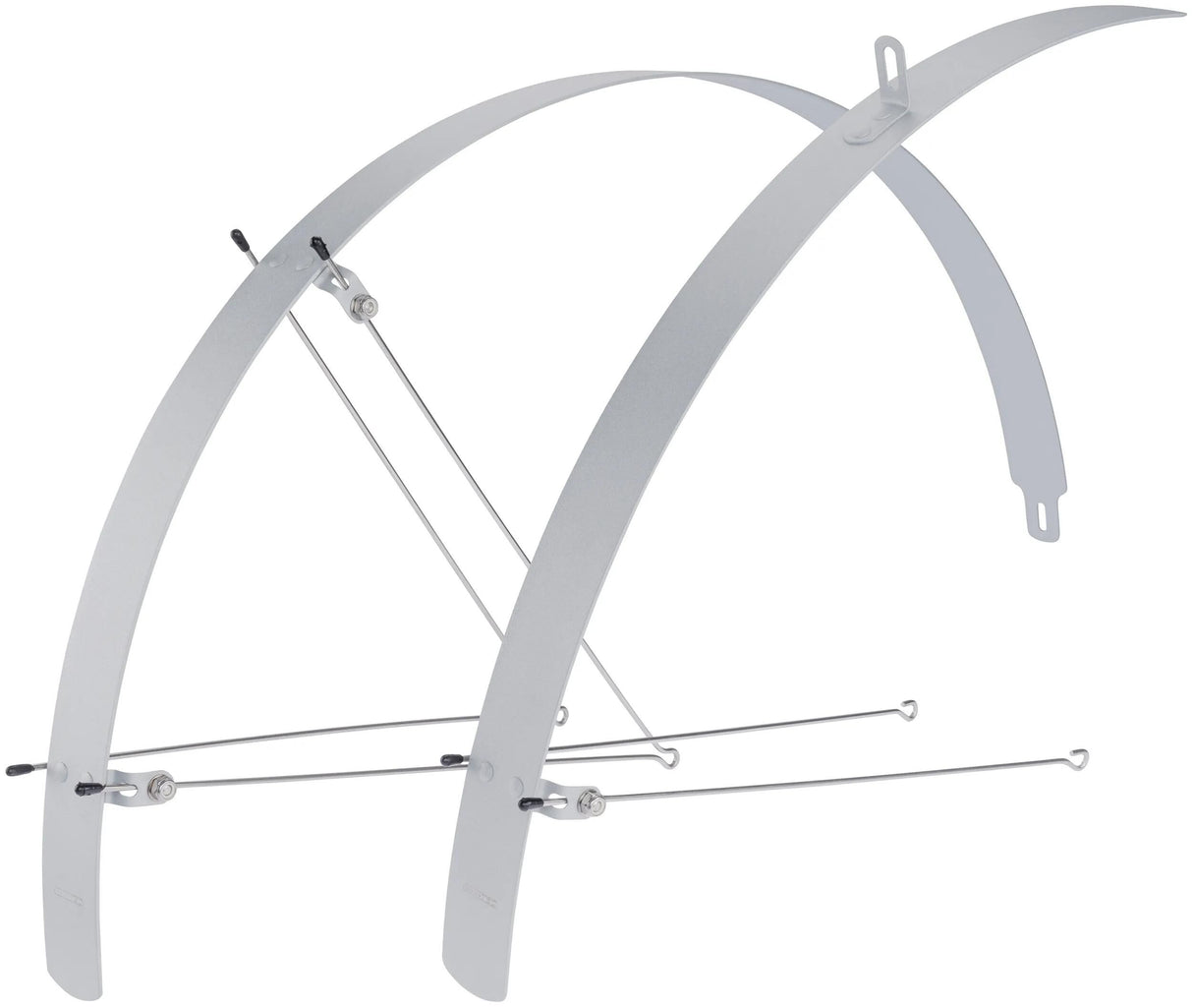 Contec garde-boue plat garde-boue ct garde-boue plat 28 32mm alu argent