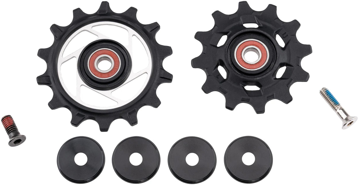 Jeu de roues de dérailleur Sram, kit de poulies tendeurs, axes de force e1