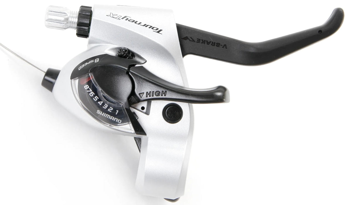 Shimano levier de frein tourney tx st-tx800 shim.shift br.lever tour. tx800 8sp 2f sil.
