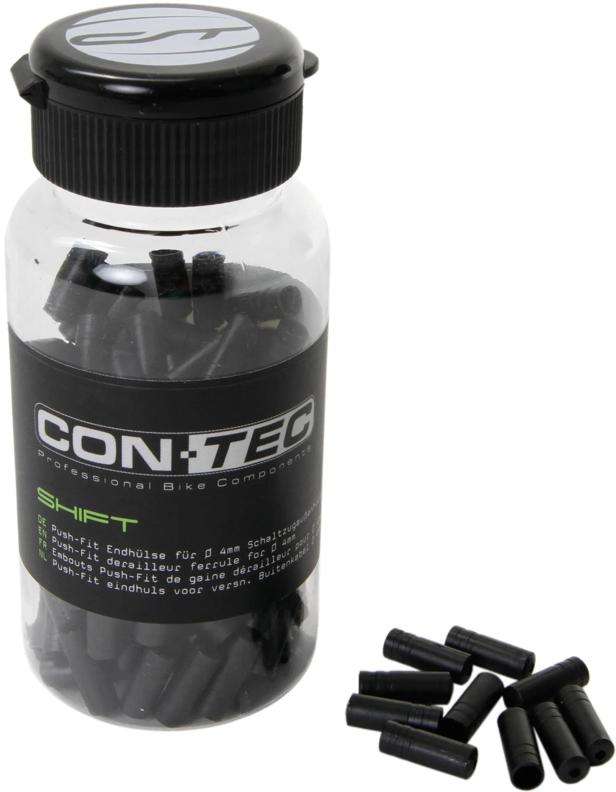 Contec cache-câble shift ct cache-câble shift paquet de 150 pièces. noir