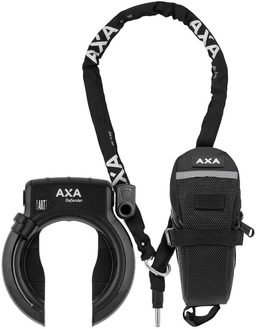 Ensemble de verrouillage de cadre Axa, ensemble de verrouillage de cadre Defender, défense. avec sac