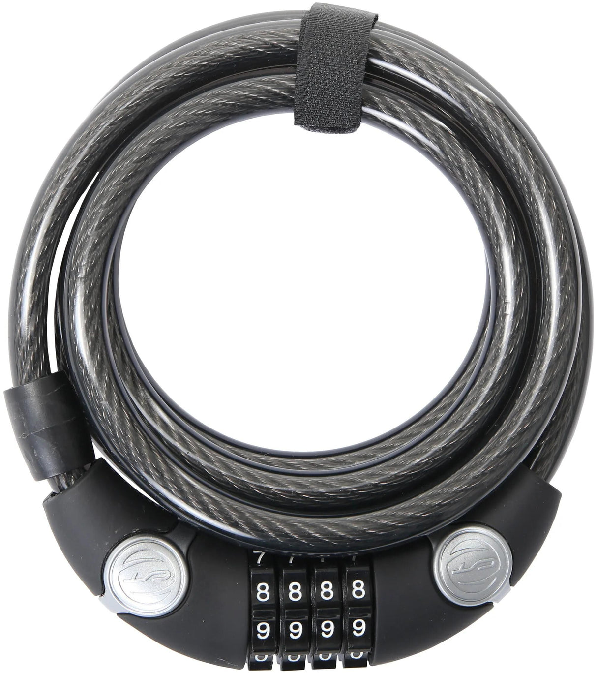 Contec numéro spirale câble antivol ecoloc ct enroulé cab.lock ecoloc 12mm x 185cm noir