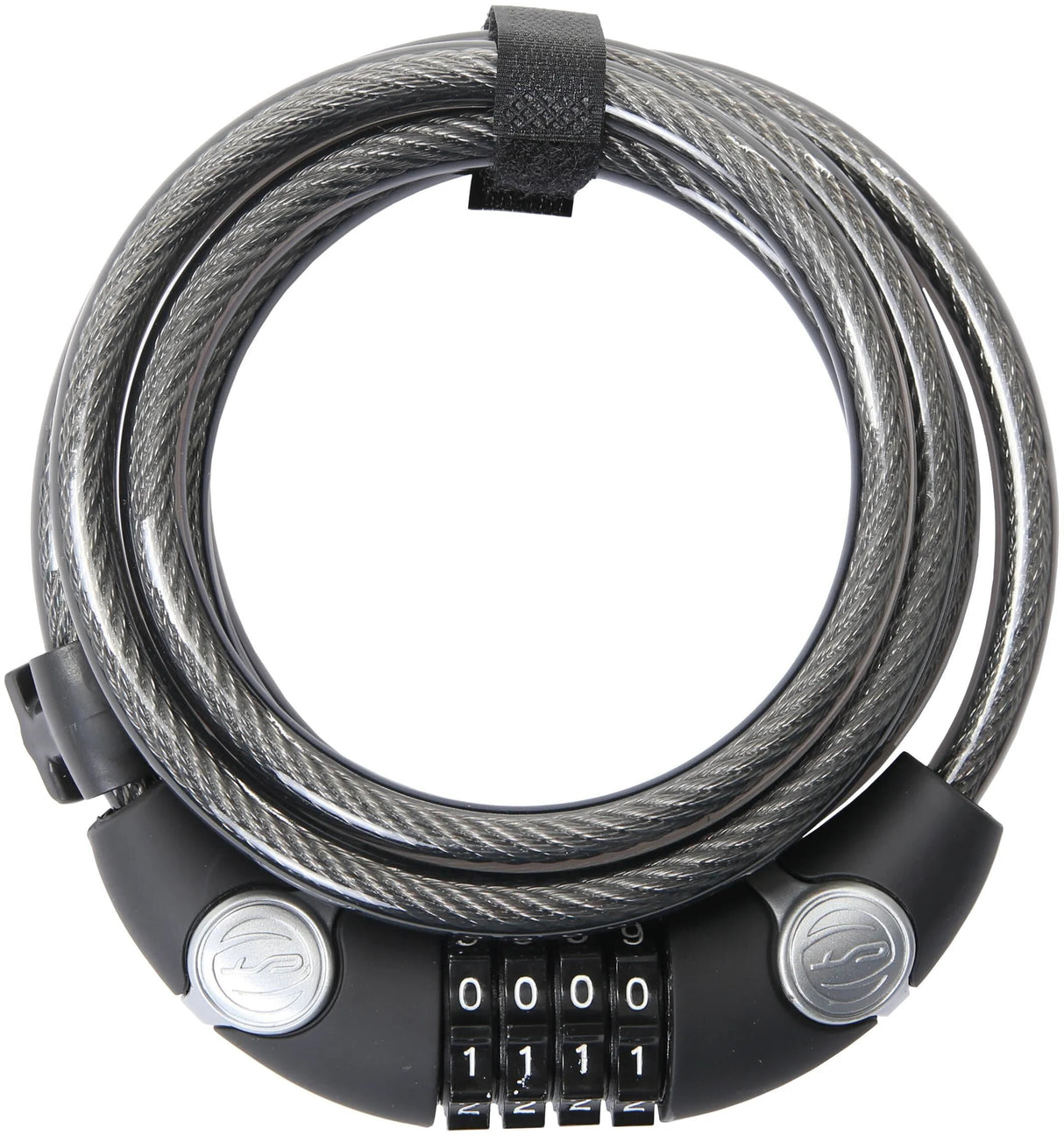 Contec numéro spirale câble antivol ecoloc ct enroulé cab.lock ecoloc 10mm x 185cm noir