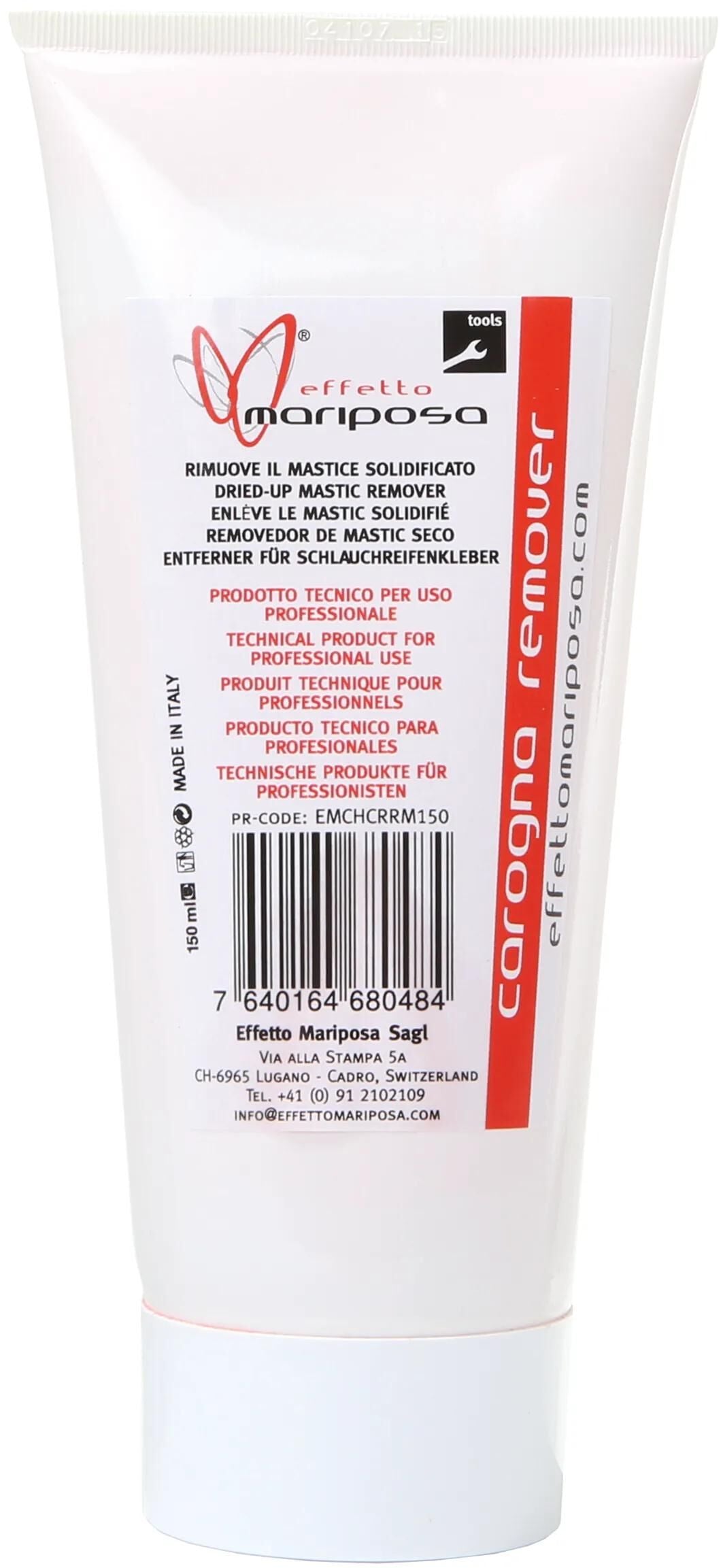 Effetto mariposa tube adhésif dissolvant jante garde pneu ef.marip. dissolvant de carogna 2m