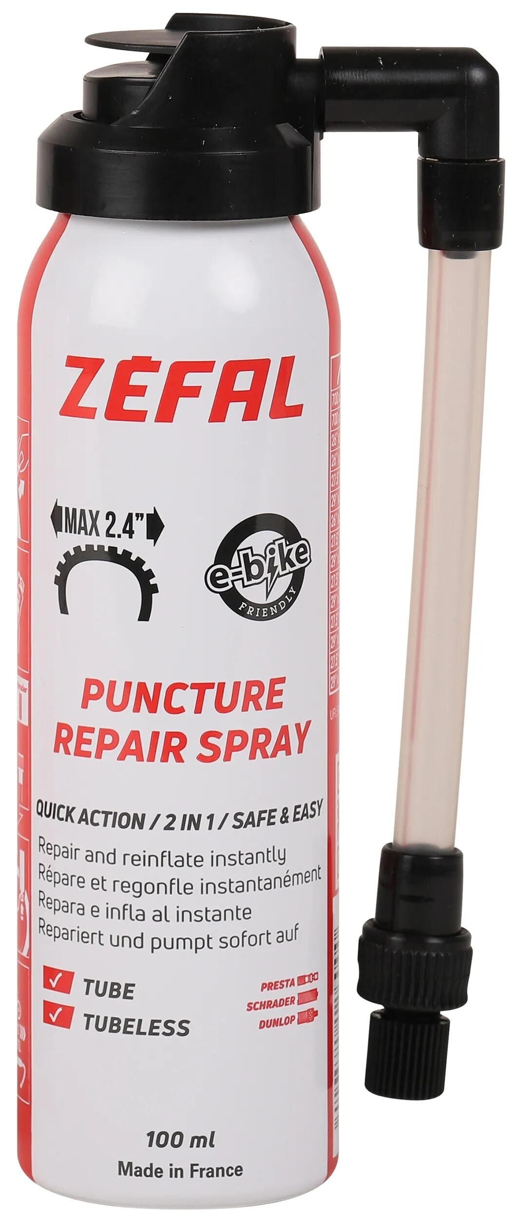 Zéfal spray réparateur gonfler 100ml