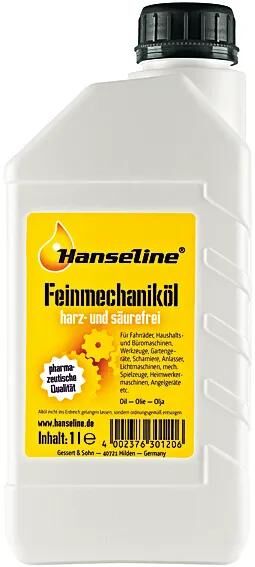 Huile de mécanique de précision Hanseline huile mécanique 1l
