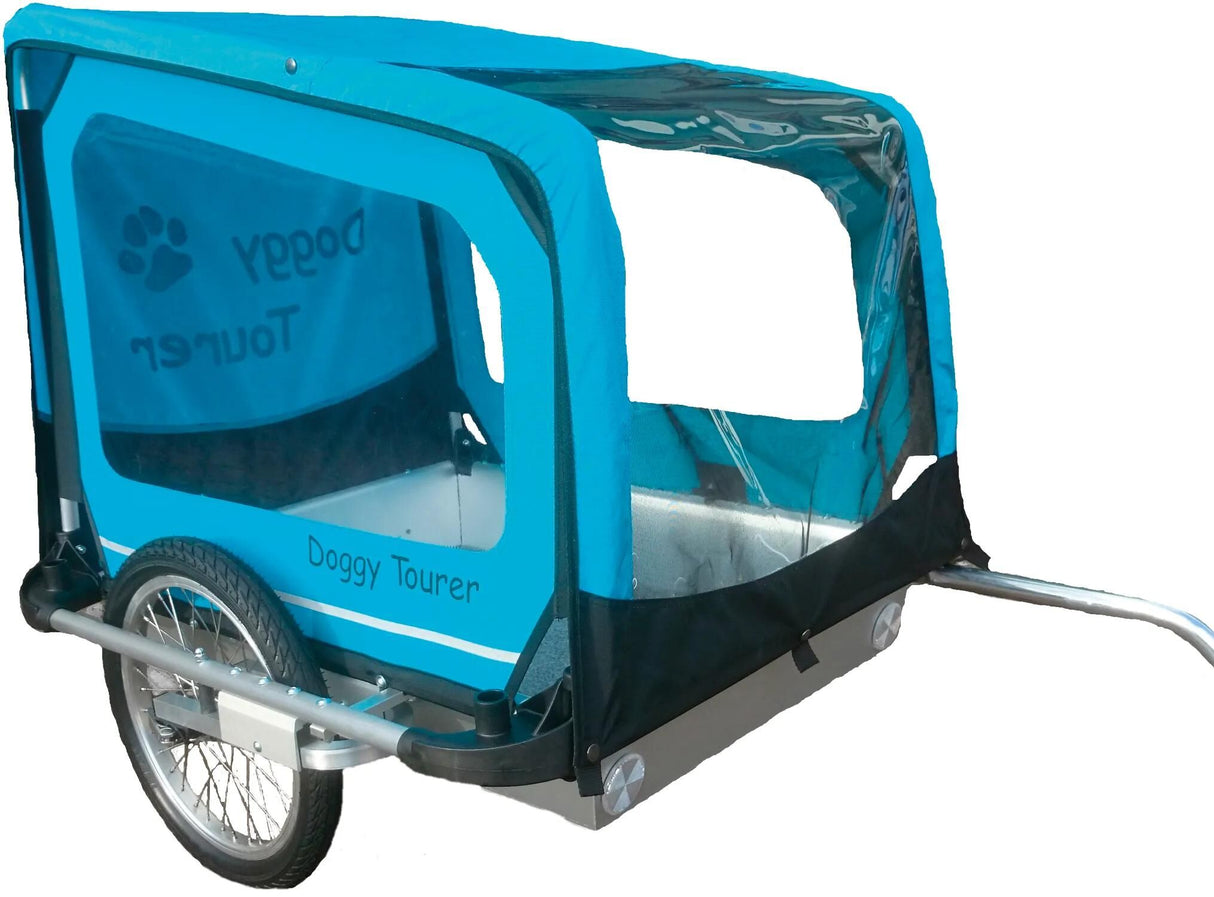 Doggytourer remorque pour chien de vélo doggy tourer l remorque pour chien enfants touring doggy tourer l bleu
