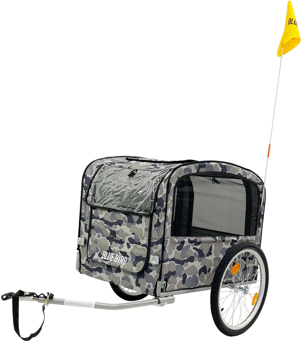Blue bird vélo chien chariot chien remorque 20 camouflage
