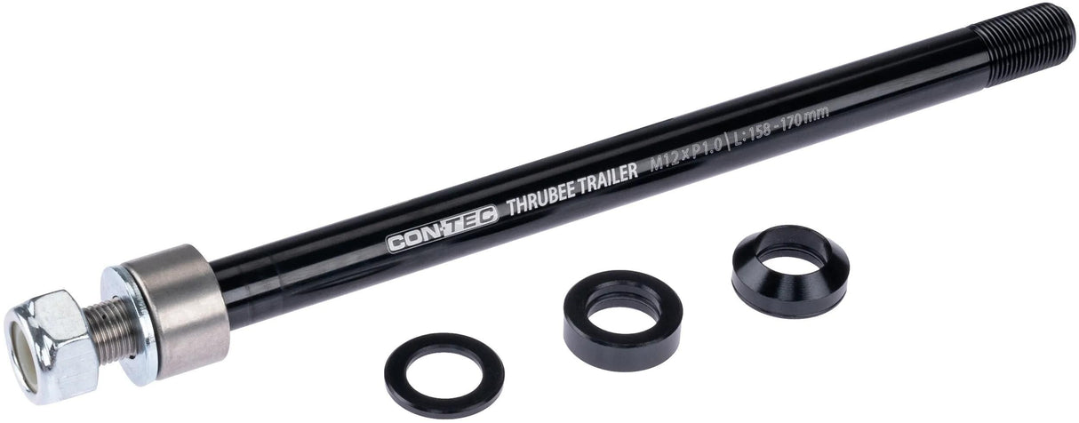 Contec adaptateur d'essieu thrubee remorque ct adaptateur d'essieu thrubee remorque m12x1,0 158-170mm