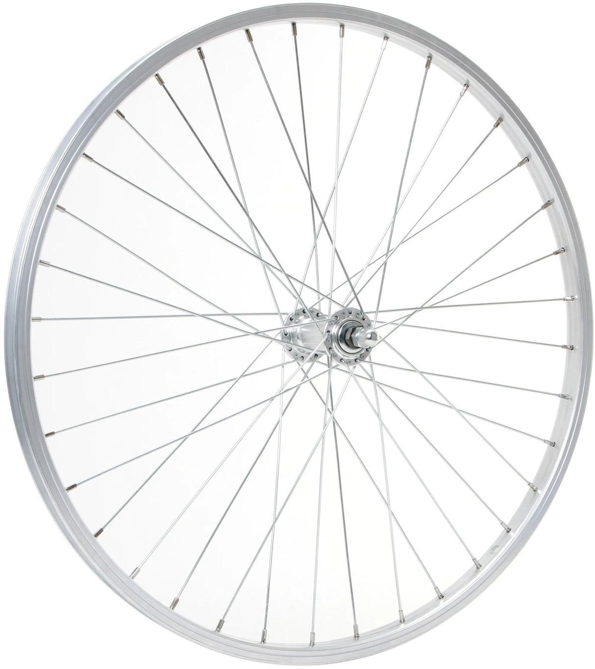 Roue avant Contec alu sport + quando kt-a16f. roue avant 24 2,00 zinc