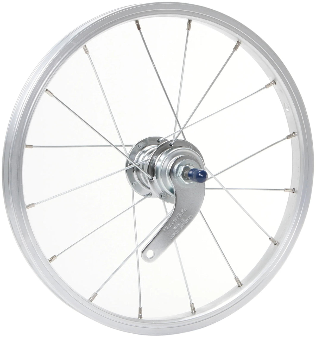 Roue arrière Contec aluminium sport + velosteel 471. roue arrière 16 2.00 zinc