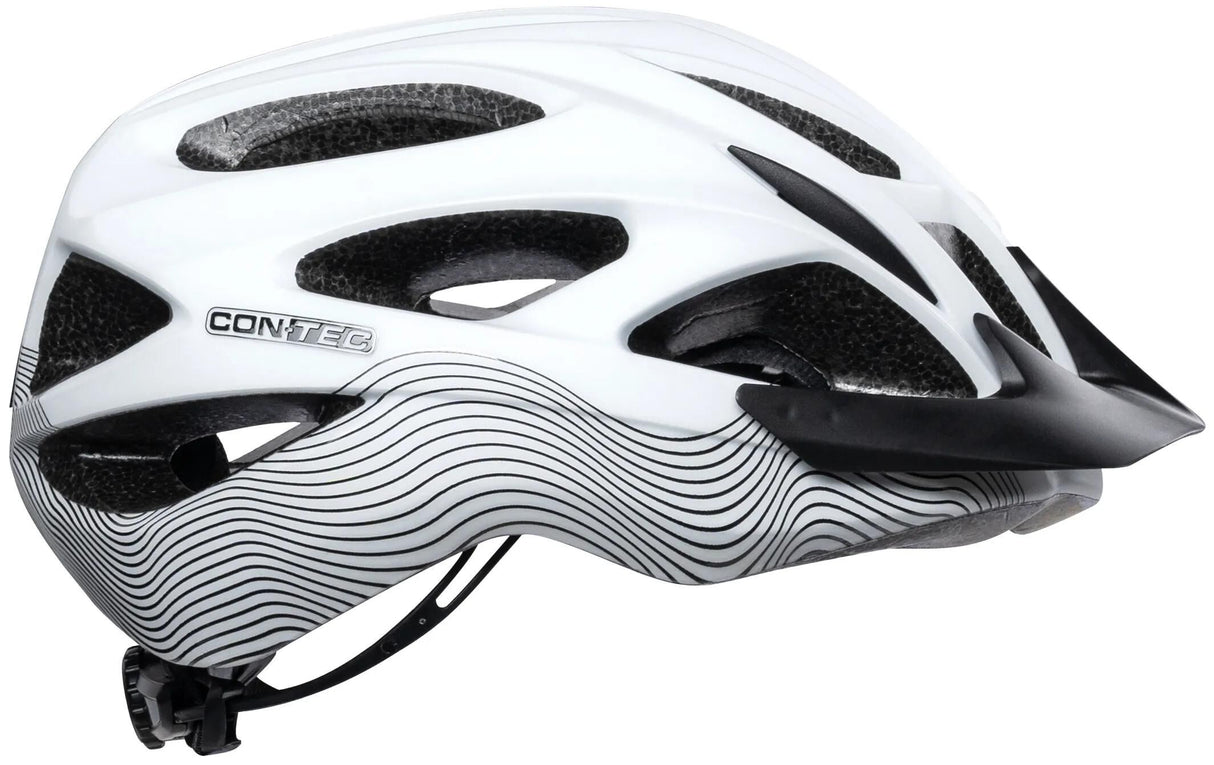 Casque Contec laska ct casques laska gr. s m blanc mat noir
