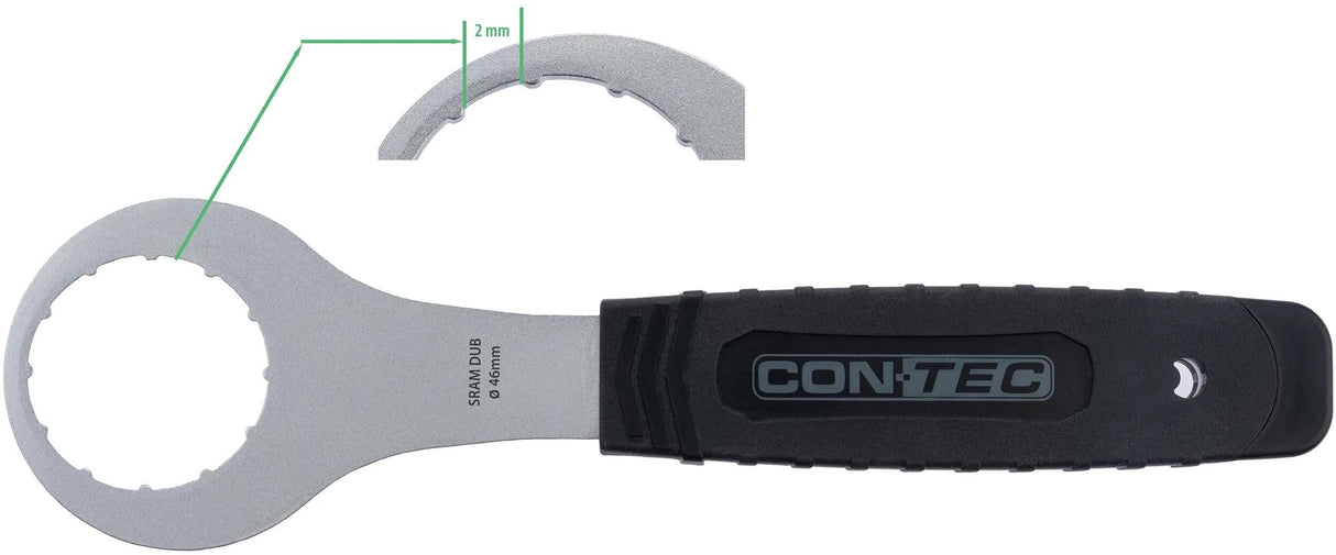 Contec support set dissolvant tfp-170 ct bot.bracket extracteur tfp-450 sram dub 2mm