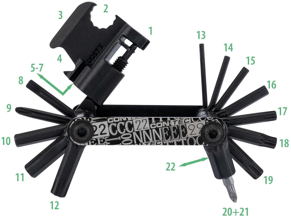 Contec outil multifonction gadget de poche - f22 furtif ct multifonction f22 22 fonctions