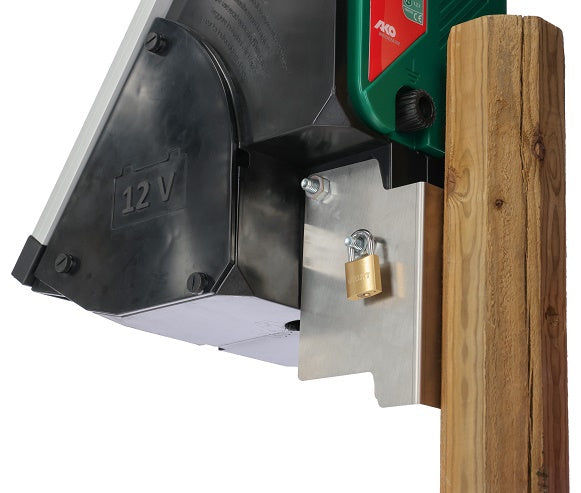 Support de poteau Ako products pour montage sur poteau en bois pour tuile solaire