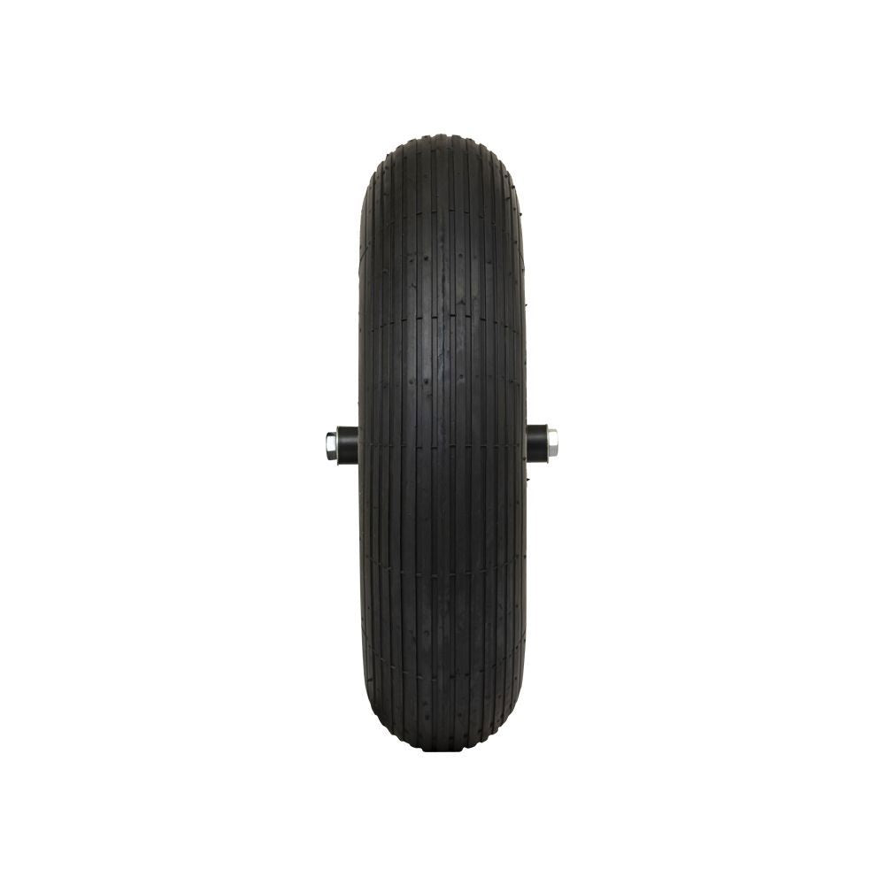 Producten wiel 4 00x8 2ply band kunststof velg zwart as 13cm mm