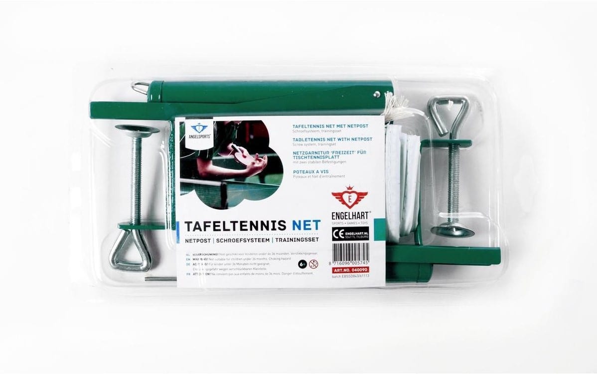 Combinaison de poteaux de filet de tennis de table Engelhart Games