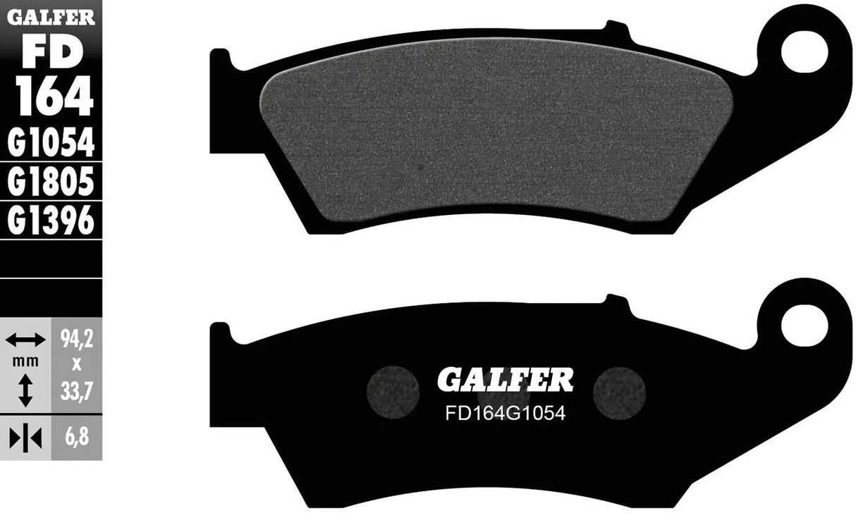 Galfer plaquettes de frein fd164 plaquette de frein fd164 g1054 organique