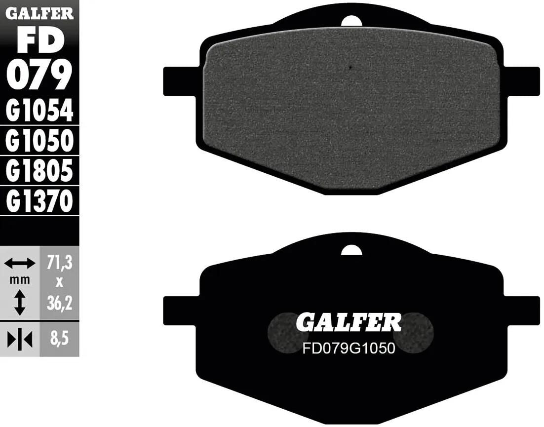Galfer plaquettes de frein fd079 plaquette de frein fd079 g1050 oragnic