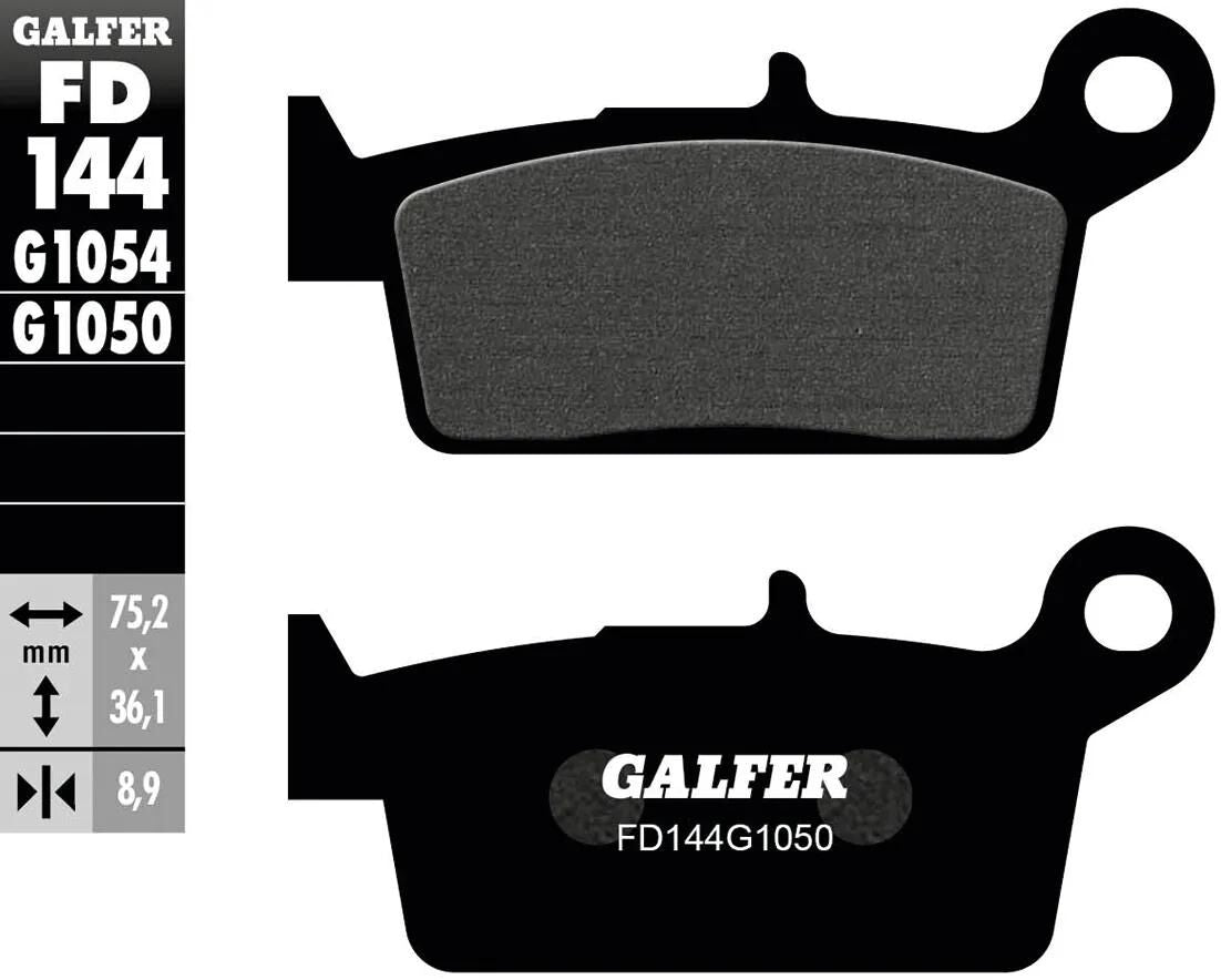 Galfer plaquettes de frein fd144 plaquette de frein fd144 g1050 organique