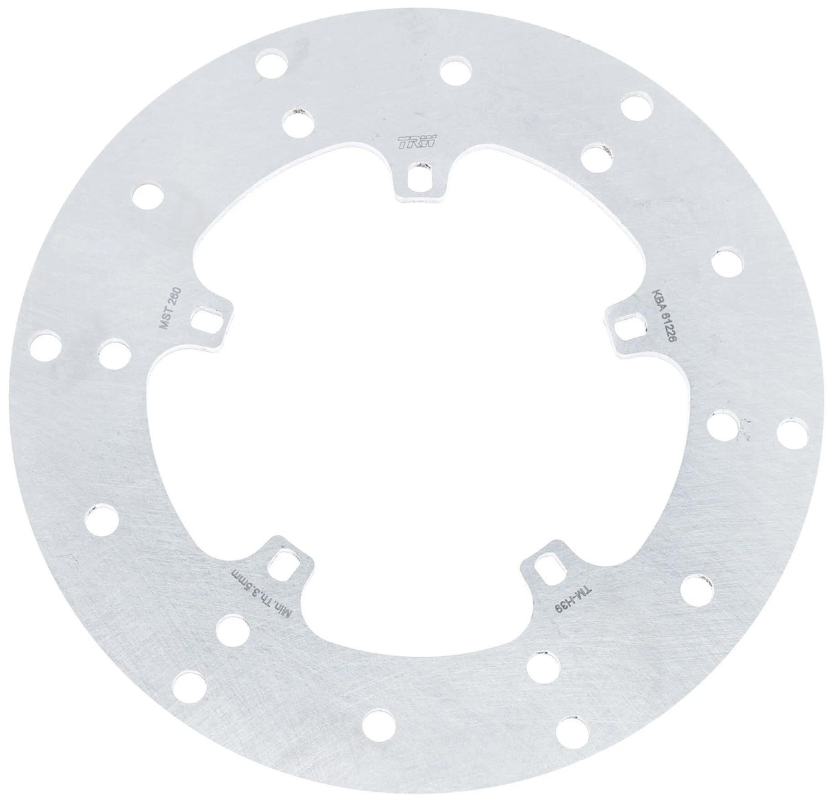 TRW -Disque de frein Lucas MST260 rotor MST260 rigide