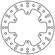 TRW -Disque de frein Lucas MST266 rotor MST266 rigide