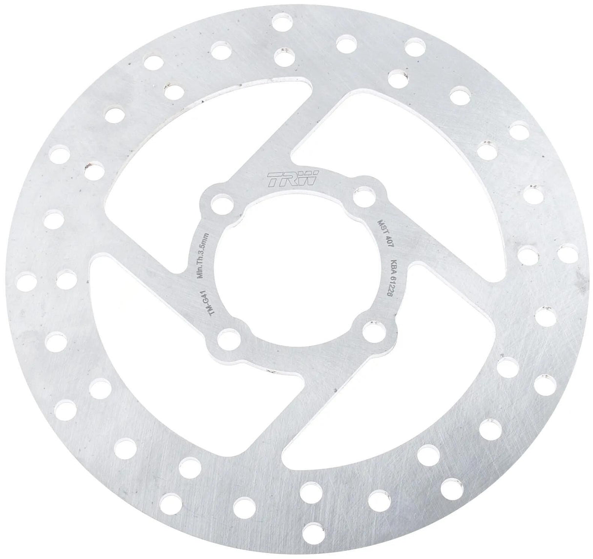 TRW -Disque de frein Lucas MST407 rotor MST407 rigide