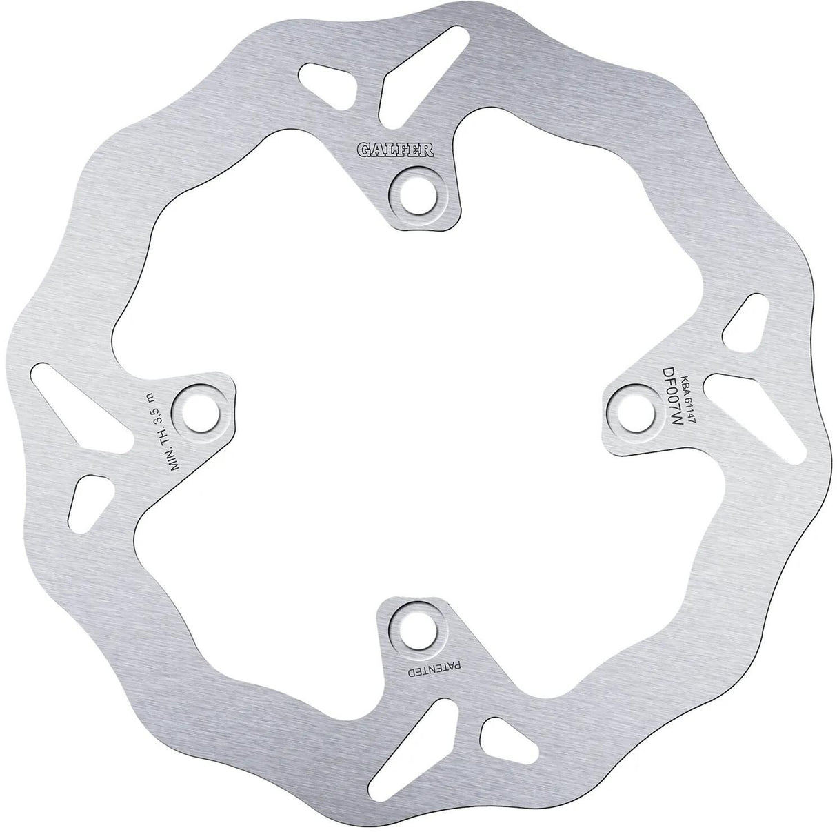 Disque de frein Galfer wave df007 rotor df007 type w rigide