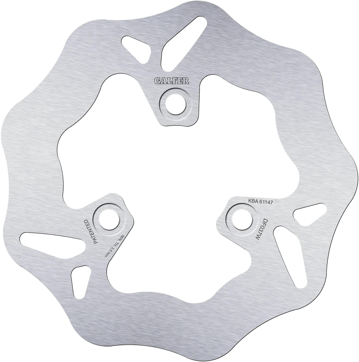 Galfer disque de frein df037 rotor df037 type w rigide