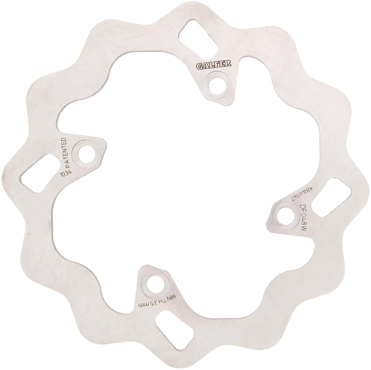 Galfer wave disque de frein df048 rotor df048 type w rigide