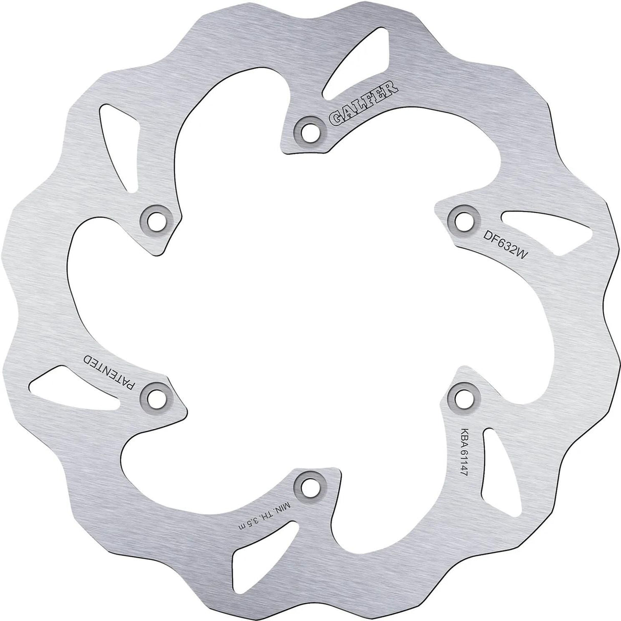Disque de frein Galfer wave df632 rotor df632 type w rigide