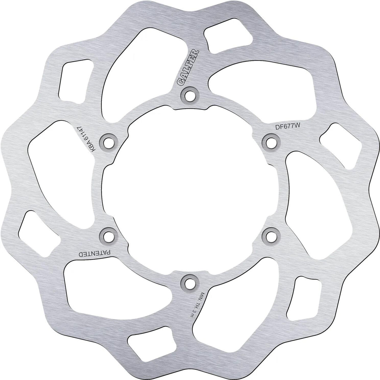 Galfer disque de frein de golf df677 rotor df677 type w tout-terrain rigide