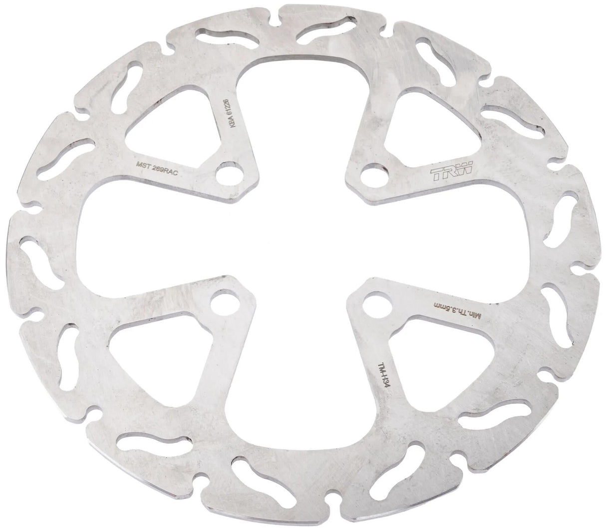 Disque de frein TRW mst269rac. rotor mst269rac rigide