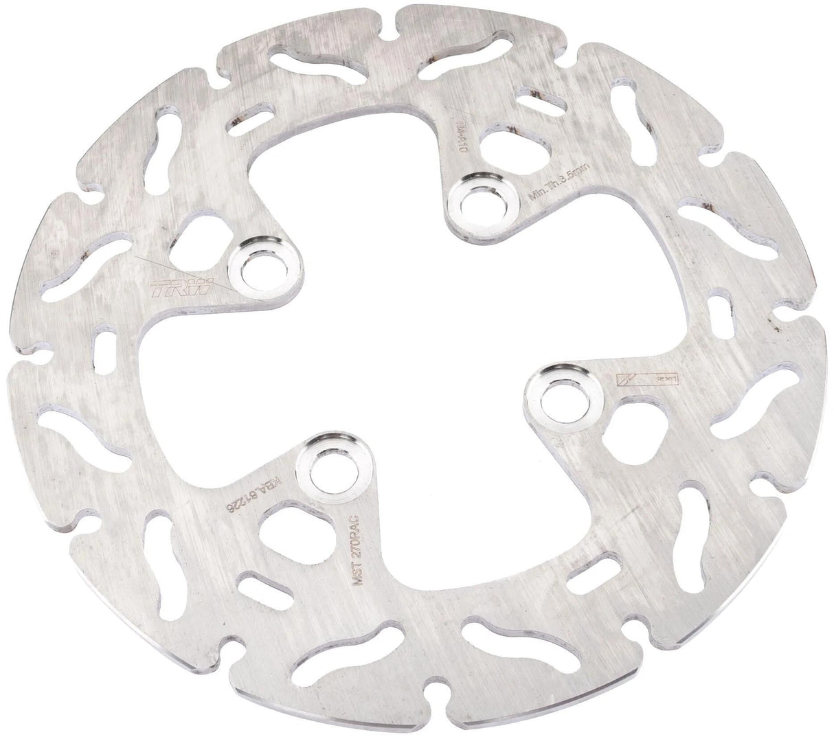 Disque de frein TRW mst270rac. rotor mst270rac rigide