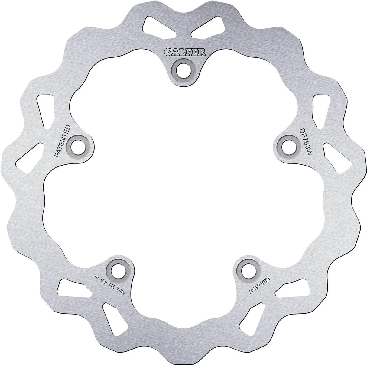 Disque de frein Galfer wave df763 rotor df763 type w rigide
