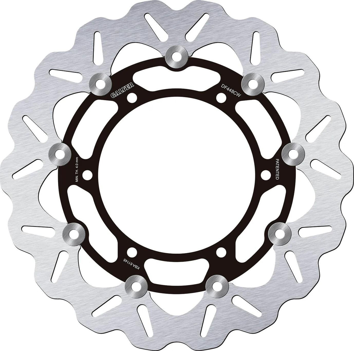 Disque de frein Galfer wave df448 rotor df448 type cw flottant