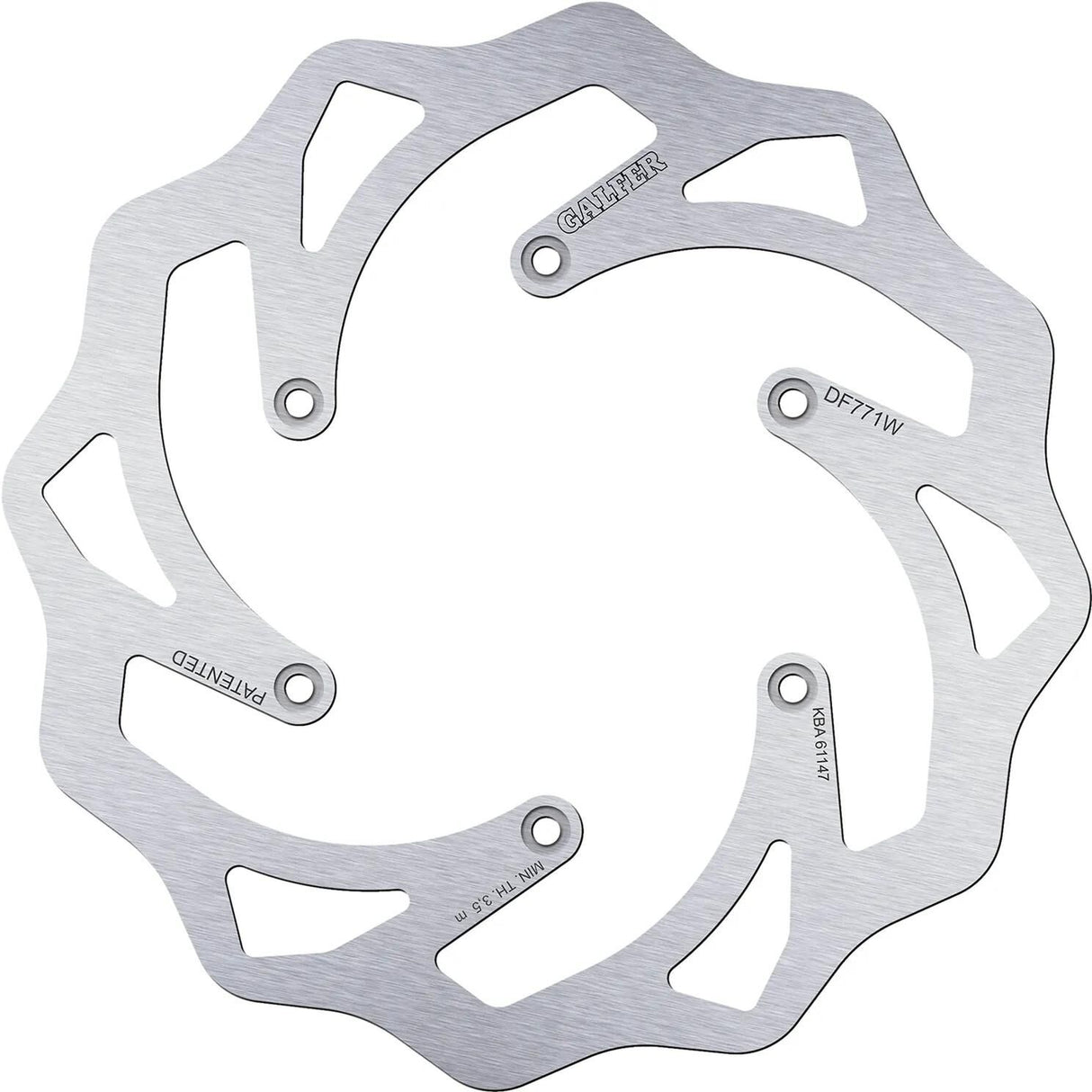 Galfer wave disque de frein df771 rotor df771 type w rigide