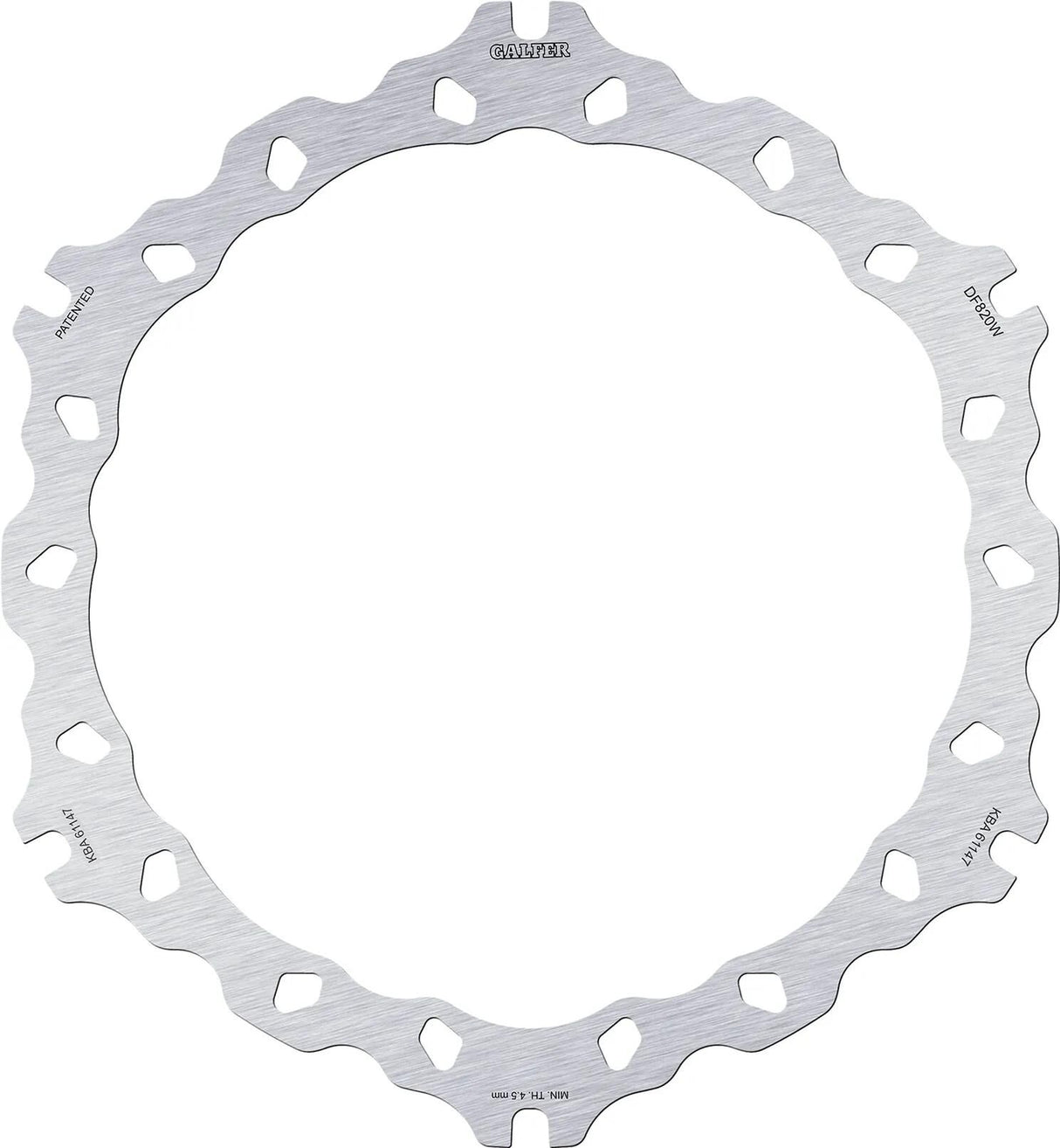 Disque de frein de golf Galfer df820 rotors de frein starr